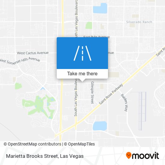 Marietta Brooks Street map