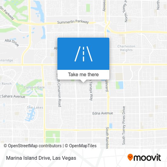 Marina Island Drive map