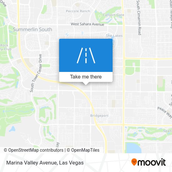 Marina Valley Avenue map