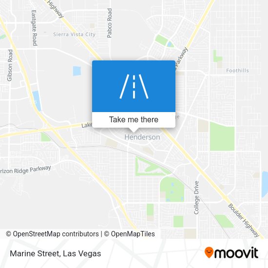 Mapa de Marine Street
