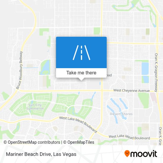 Mariner Beach Drive map