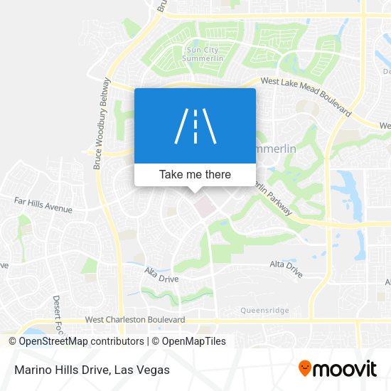 Marino Hills Drive map