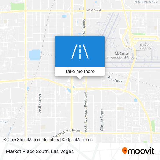 Market Place South map
