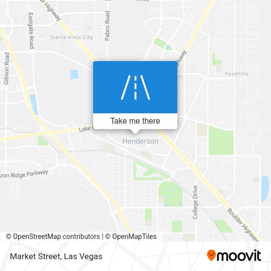 Mapa de Market Street