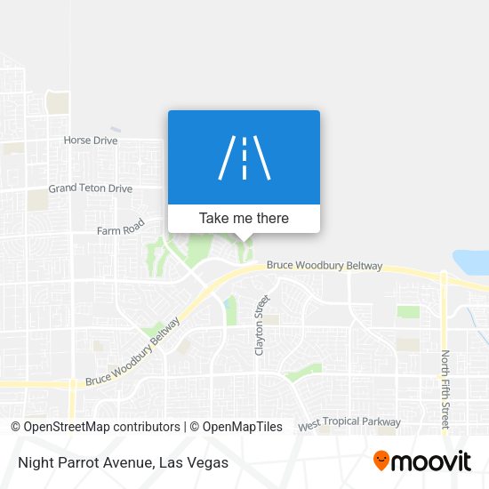 Mapa de Night Parrot Avenue