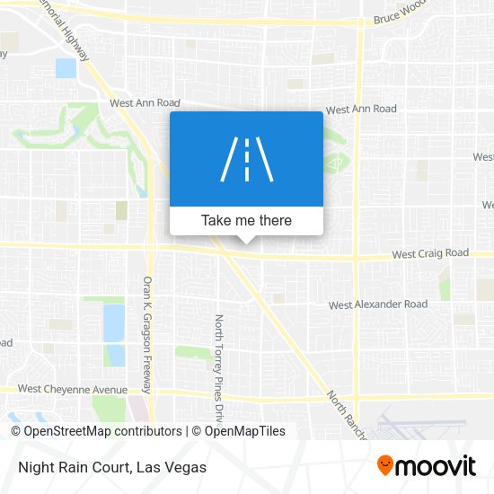 Night Rain Court map