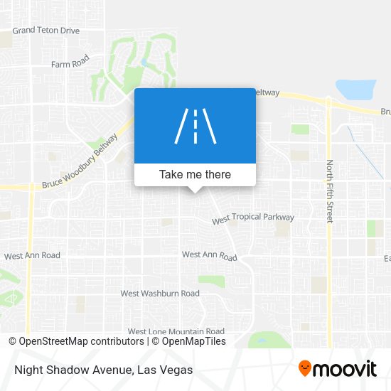 Mapa de Night Shadow Avenue