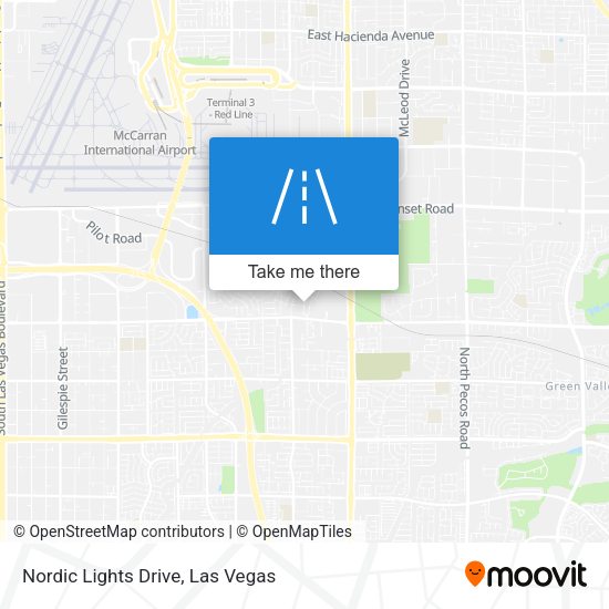 Nordic Lights Drive map