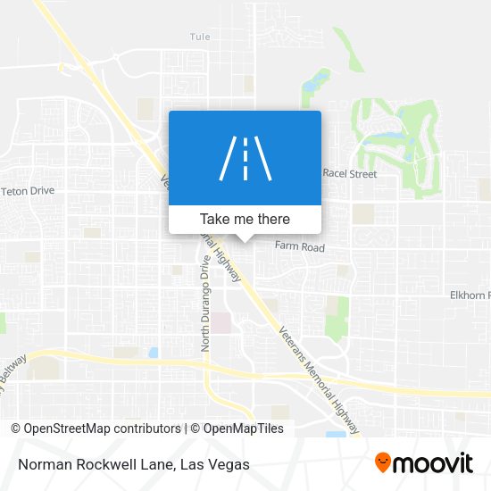 Mapa de Norman Rockwell Lane