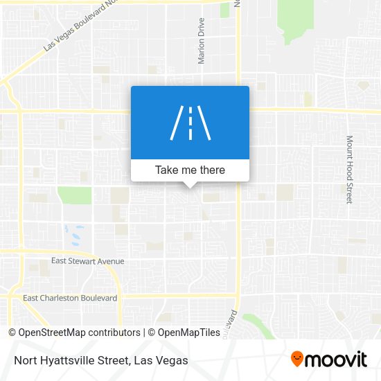 Mapa de Nort Hyattsville Street