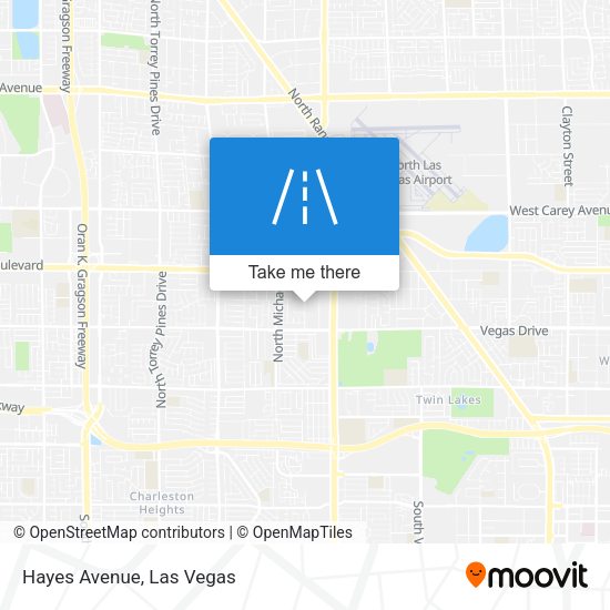 Mapa de Hayes Avenue