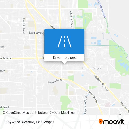 Mapa de Hayward Avenue