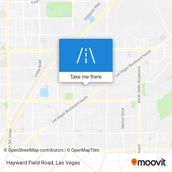 Mapa de Hayward Field Road