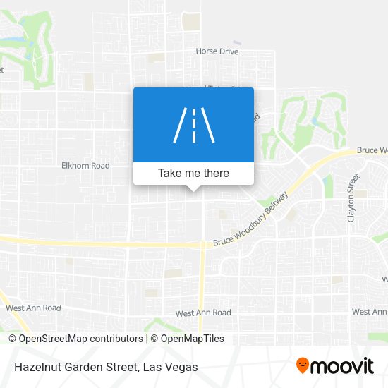 Hazelnut Garden Street map