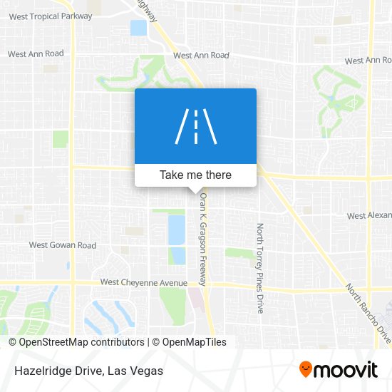 Hazelridge Drive map