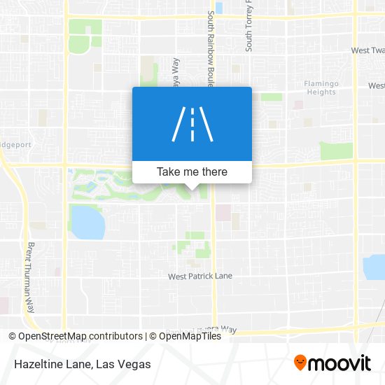 Hazeltine Lane map