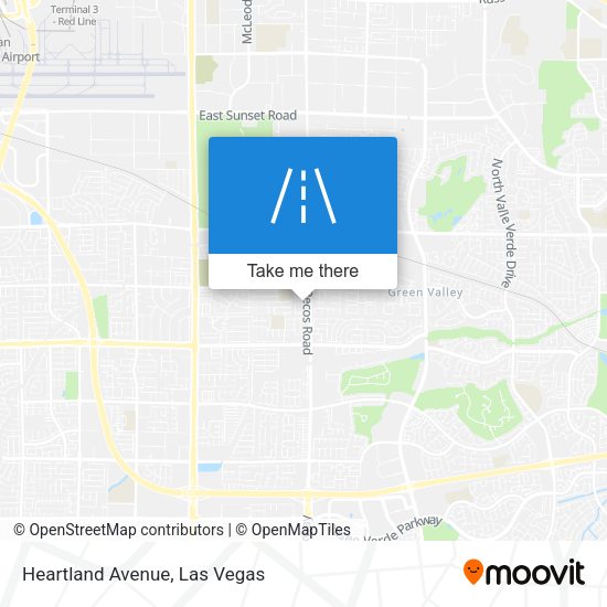 Mapa de Heartland Avenue