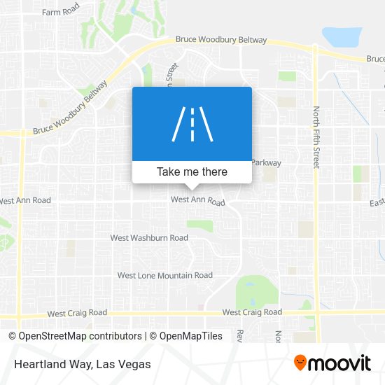 Mapa de Heartland Way