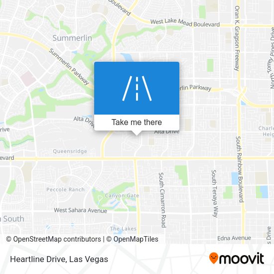 Heartline Drive map