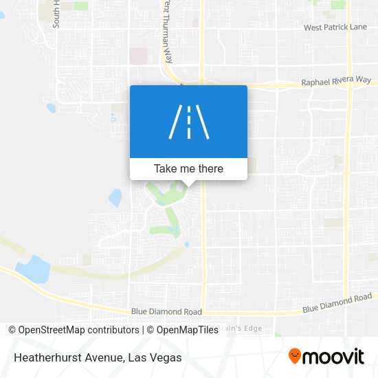 Heatherhurst Avenue map