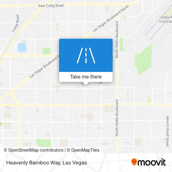Heavenly Bamboo Way map