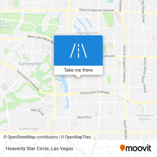 Heavenly Star Circle map