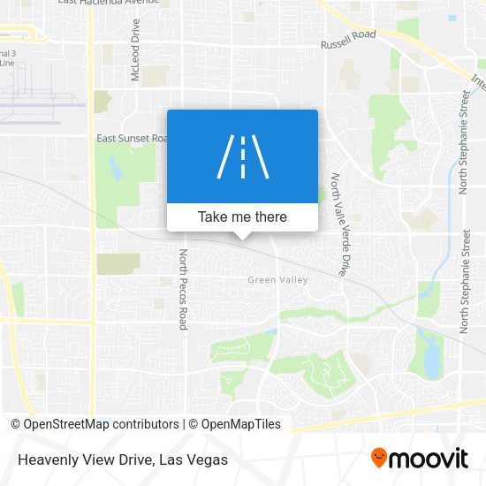 Heavenly View Drive map