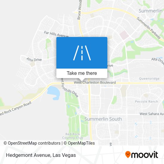 Mapa de Hedgemont Avenue