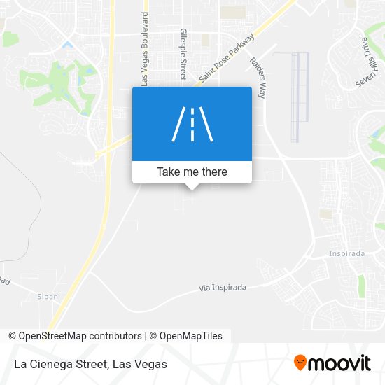 Mapa de La Cienega Street
