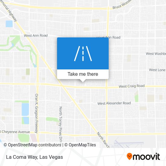 Mapa de La Coma Way