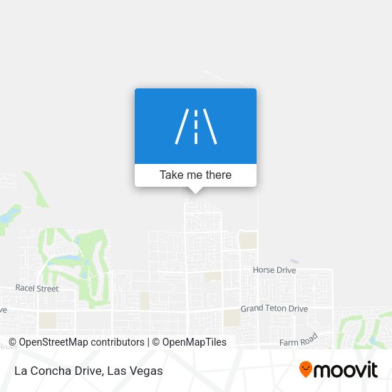 La Concha Drive map