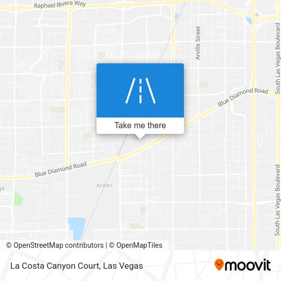 Mapa de La Costa Canyon Court