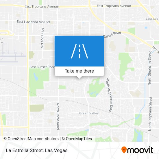 La Estrella Street map
