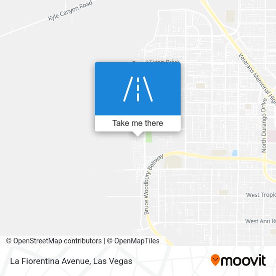 La Fiorentina Avenue map