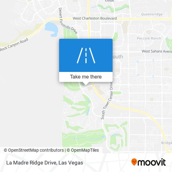 Mapa de La Madre Ridge Drive