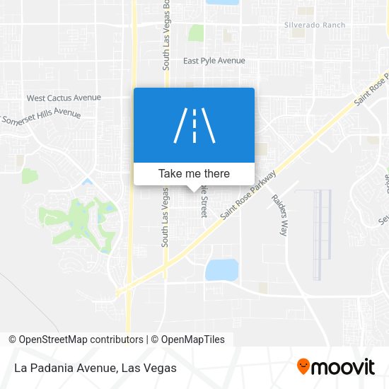 La Padania Avenue map