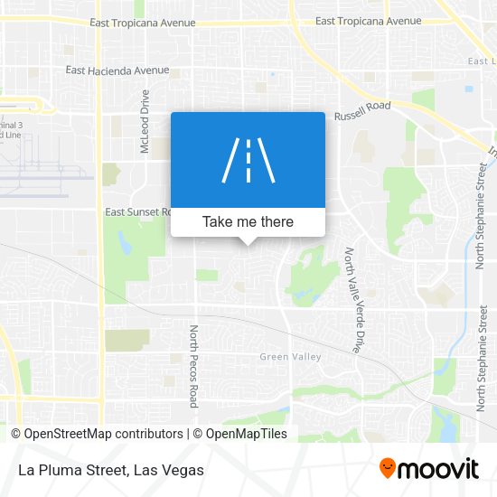 Mapa de La Pluma Street