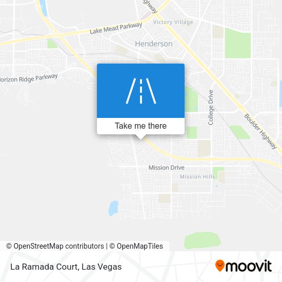 La Ramada Court map