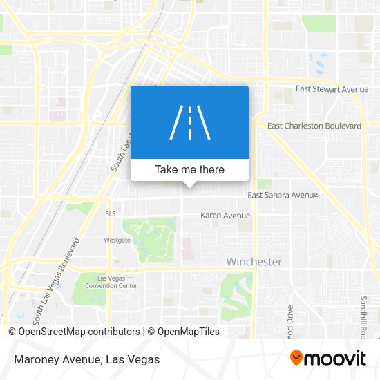 Mapa de Maroney Avenue