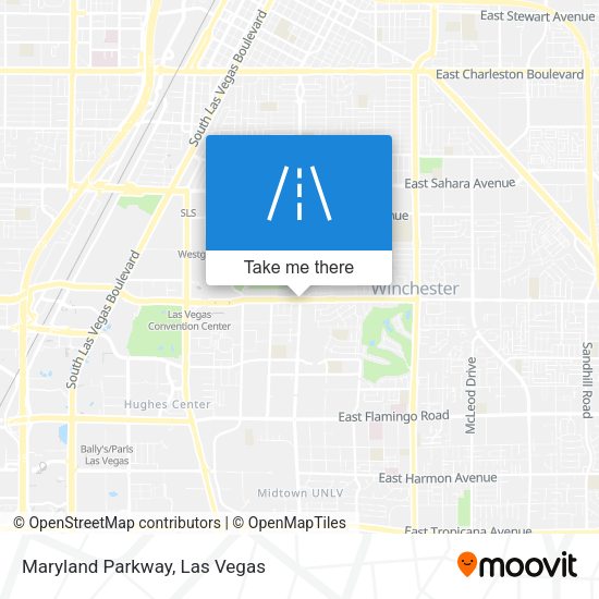Mapa de Maryland Parkway