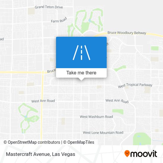 Mapa de Mastercraft Avenue