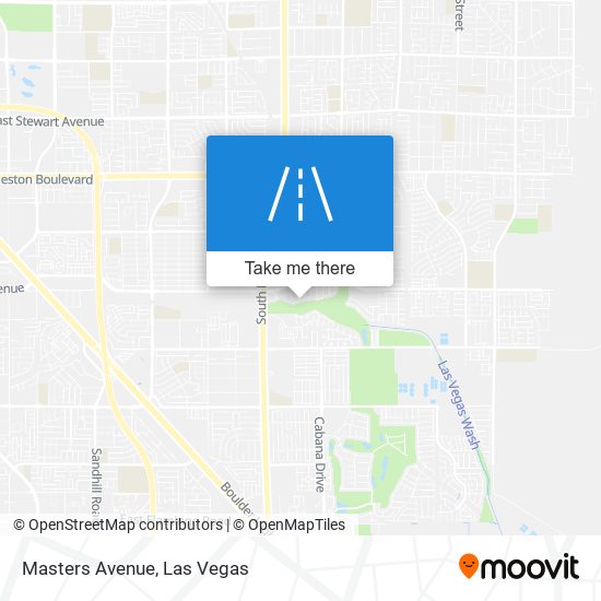 Masters Avenue map