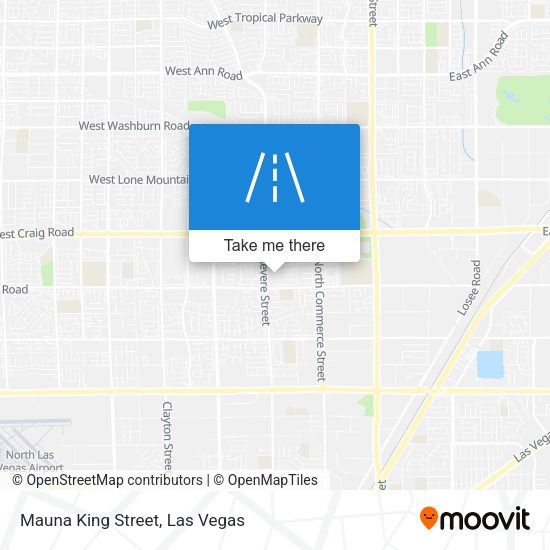 Mapa de Mauna King Street