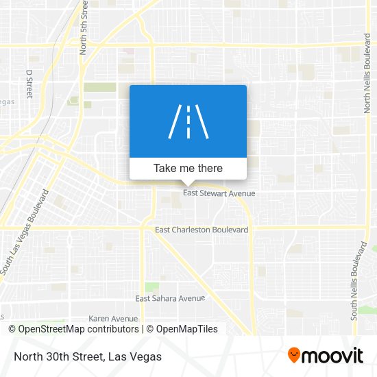 Mapa de North 30th Street