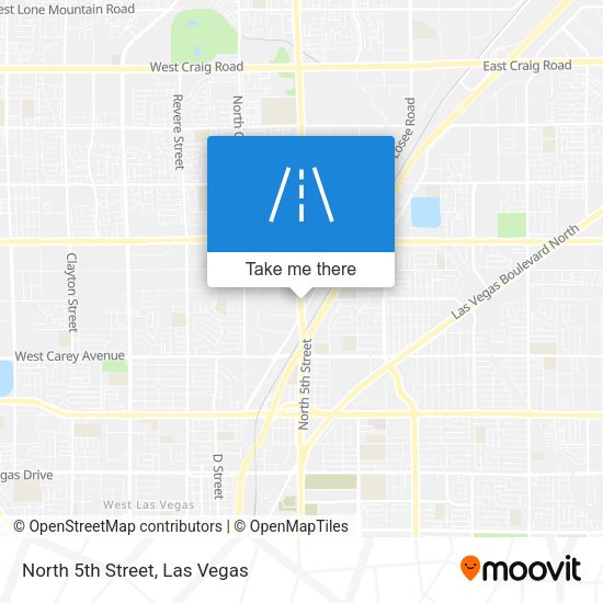 Mapa de North 5th Street