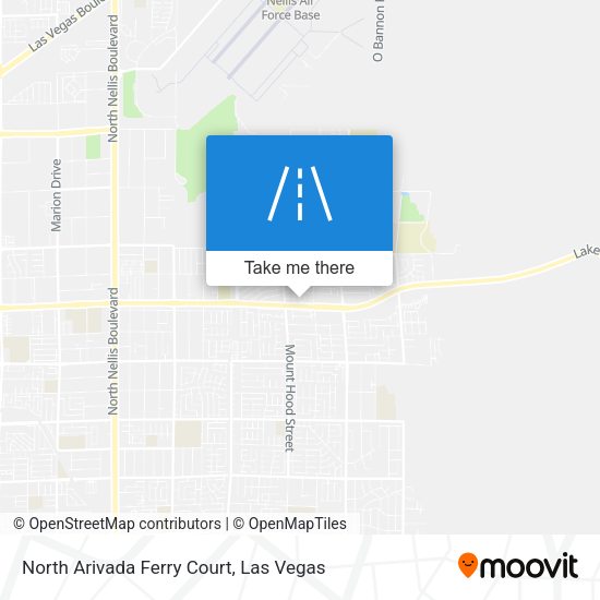 North Arivada Ferry Court map