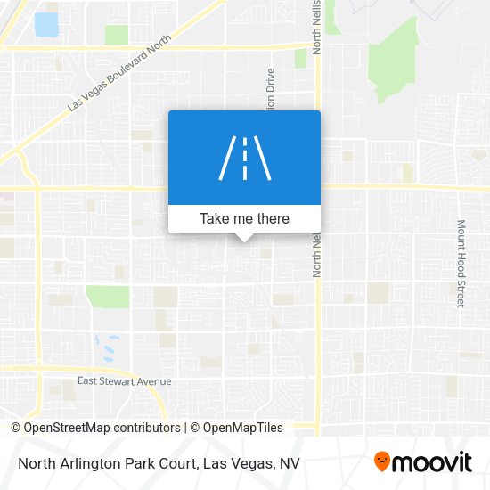 Mapa de North Arlington Park Court