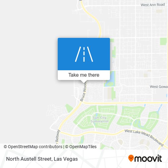 North Austell Street map