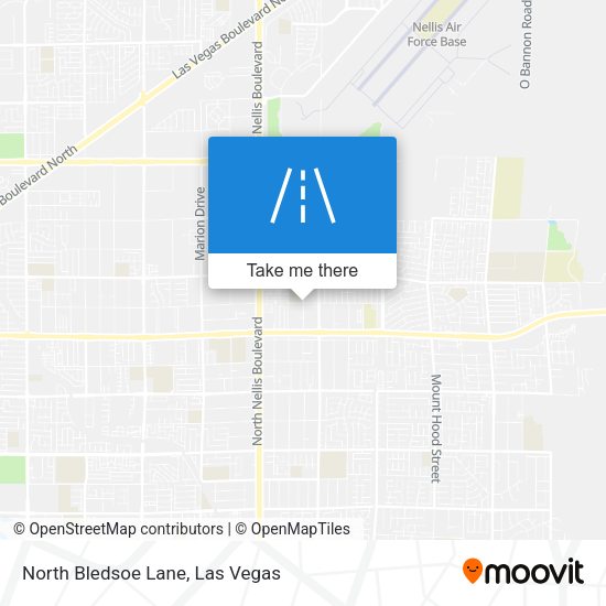 Mapa de North Bledsoe Lane