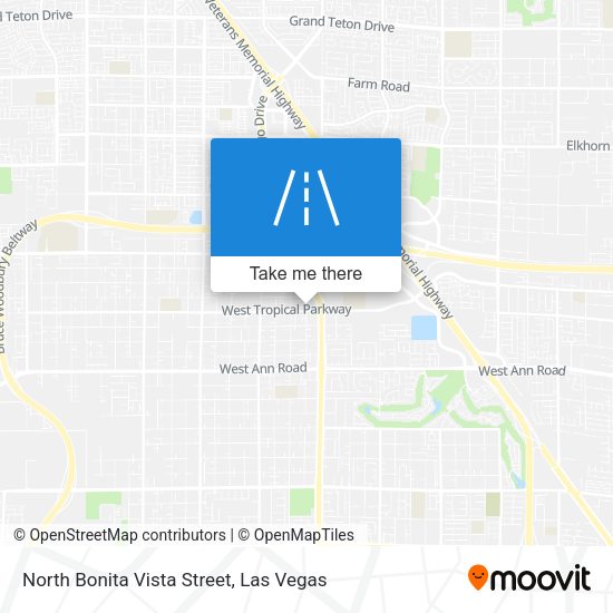 Mapa de North Bonita Vista Street